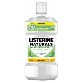 Listerine Naturals Mild Mint Płyn do Płukania Jamy Ustnej 600 ml