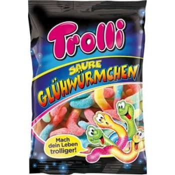 Trolli Gluhwurmchen Kwaśne Świetliki Żelki 150 g