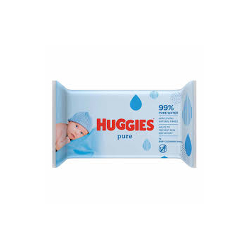 Huggies Pure Chusteczki Nawilżone 56 szt.