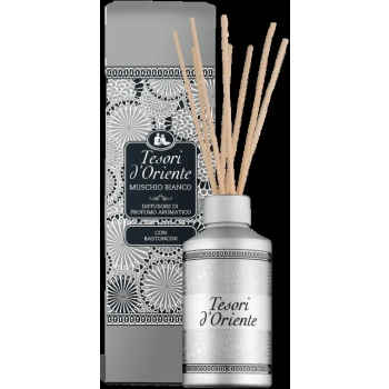 Tesori d'Oriente Muschio Bianco Dyfuzor Aromatyczny z Patyczkami 200 ml