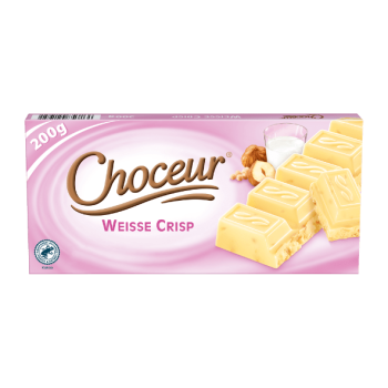 Choceur Weisse Crisp - Czekolada Biała z Orzechami 200 g