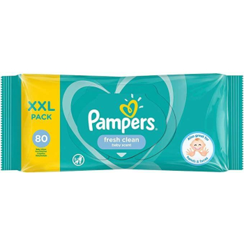 Pampers Fresh Clean Chusteczki Nawilżone 80 szt.