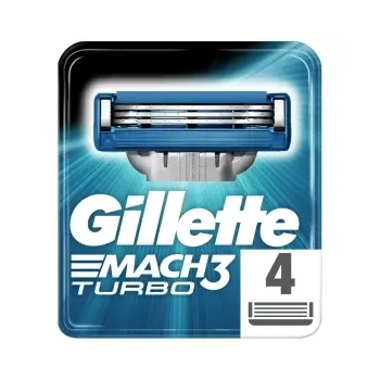 Gillette Mach 3 Turbo Ostrza 4 szt.DE