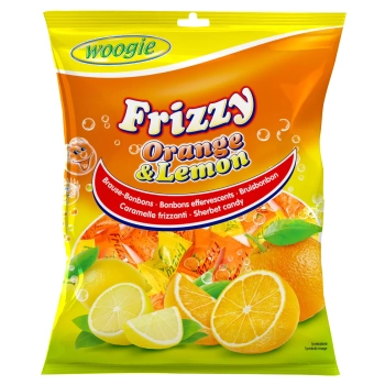Woogie Frizzy Orange & Lemon Cukierki Musujące 170 g