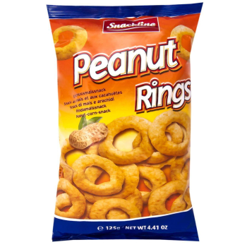 Snackline Peanut Rings Chipsy Orzechowe 125 g