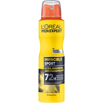 L'oreal Men Expert Invincible Sport 72 h Antyperspirant Spray 150 ml