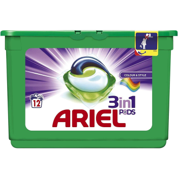 Ariel Color Reveal Kapsułki 3w1 do Koloru 12 szt