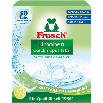 Frosch Alles in 1 Limonen Tabletki do Zmywarki 50 szt.