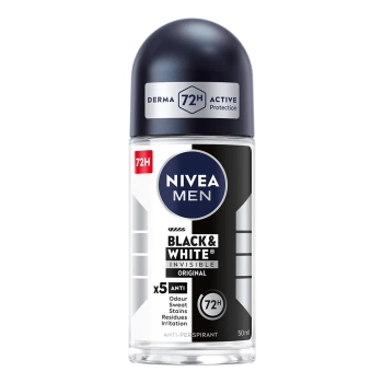 Nivea Men Black&White Invisible Original Antyperspirant Roll-On 50 ml