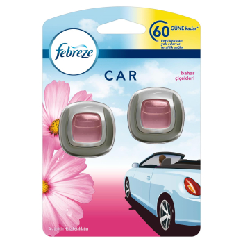 Febreze Car Wiosenne Kwiaty odświeżacz samochodowy 2 szt