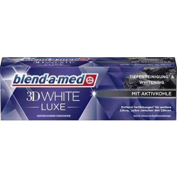 Blend-a-med 3D White Luxe mit Aktivkohle 75 ml