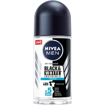 Nivea Men Black&White Invisible Fresh Antyperspirant Roll-on 50 ml