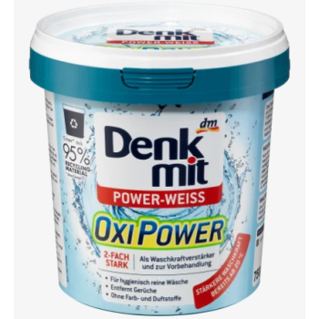 Denkmit Oxi Power Weiss Odplamiacz do Tkanin Białych 750 g