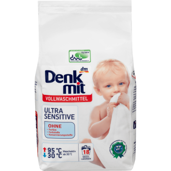 Denkmit Ultra Sensitive proszek dla dzieci o wysokiej wrażliwości na detergenty