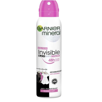 Garnier Mineral Invisible Black White Color Antyperspirant Spray 150 ml