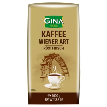 Gina Kaffee Wiener Art Kawa Ziarnista 1 kg
