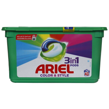 Ariel kapsułki 3w1 Kolor 43 szt.