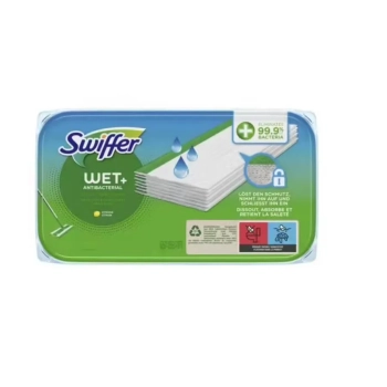 Swiffer Swiffer Antybakteryjne Chusteczki do Podłóg na Mokro 10 szt.
