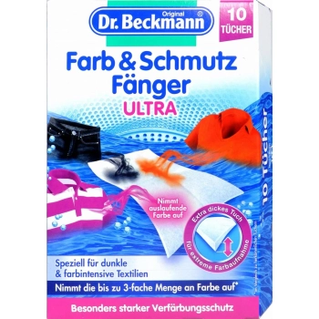 Dr.Beckmann Chusteczki Wyłapujące Kolor i Brud Ultra 10 szt.