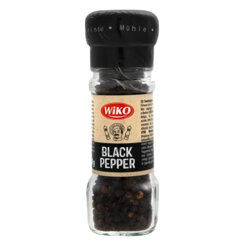 Wiko Pieprz Czarny Ziarnisty Przyprawa z Młynkiem 50 g