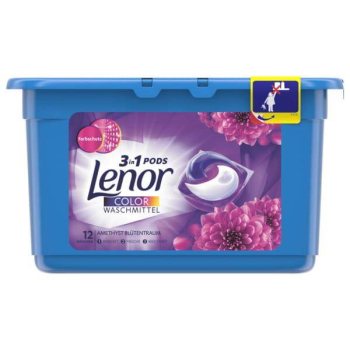 Lenor Color Amethyst 3 w 1 Kapsułki do Prania 12 szt.