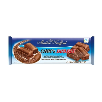 MaitreTruffout Choc´n Bubble Mleczna Czekolada Bąbelkowa 150 g