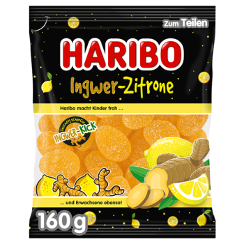 Haribo Ingwer Zitrone Żelki 160 g
