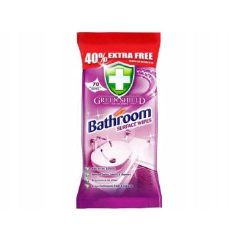 Green Shield Bathroom Chusteczki Nawilżone do Łazienki 70 szt.