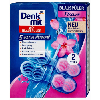 Denkmit Blauspüler Flower Zawieszka WC 2 szt.