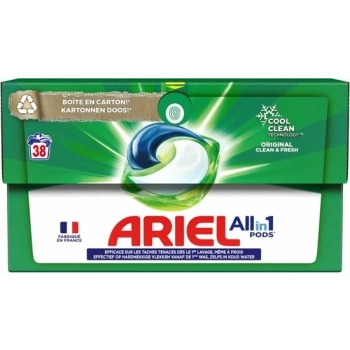 Ariel Original All in 1 Cool Clean Kapsułki do Prania 38 szt.