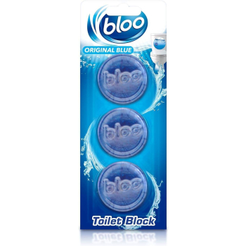 Bloo Original Blue Kostki Toaletowe Niebieska Woda 3 x 38 g