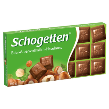 Schogetten Schokolade Alpenmilch-Haselnuss 100 g