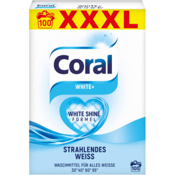 Coral White+ Shine Proszek do Prania100 prań