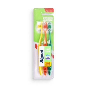 Signal Easy Clean Medium Szczoteczka do Zębów 3 szt.