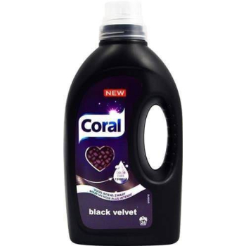 Coral Black Velvet Żel do Tkanin Czarnych 26 prań