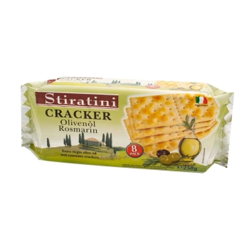 Stiratini Krakersy z Oliwą z Oliwek i Rozmarynem 250 g