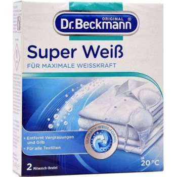 Dr.Beckmann Super Weiss Wybielacz 2 x 40 g DE