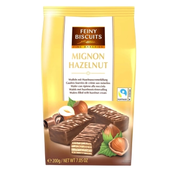 Feiny Biscuits Wafelki Orzechowe w Czekoladzie 200 g