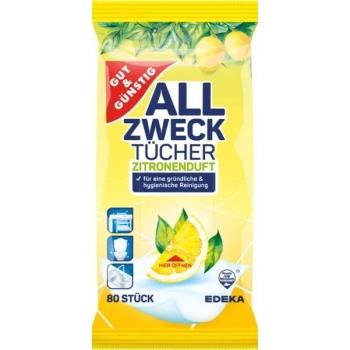 G&G Uniwersalne Chusteczki Nawilżone 80 szt.