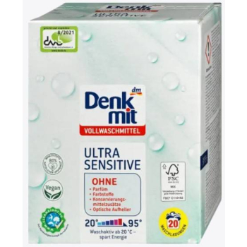Denkmit Ultra Sensitive Proszek do Prania 20 prań