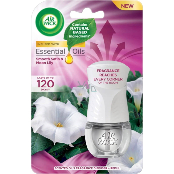 Air Wick Smooth Satin & Moon Lily Elektryczny Odświeżacz Komplet