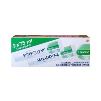 Sensodyne Fluorid Pasta do Zębów 2x 75ml