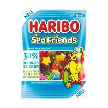 Haribo Sea Friends 30% mniej cukru 160g