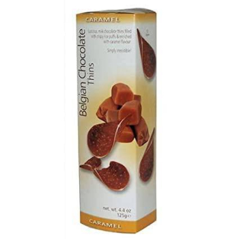 Belgian Chocolate Thins Caramel 80 g