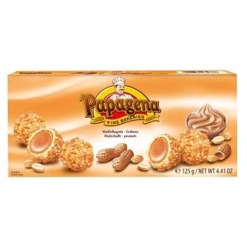 Papagena Kulki Waflowe z Orzeszkami Ziemnymi 125 g