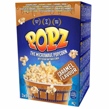 Popz Popcorn Caramel 3 x 90 g