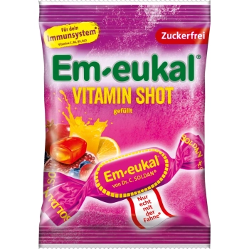 Em-eukal Vitamin Shot Cukierki bez Cukru 75 g