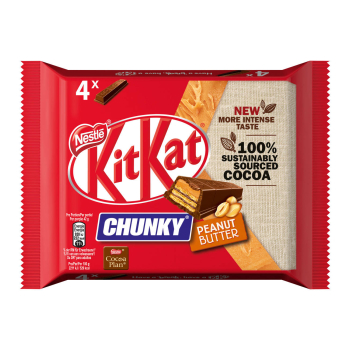 Nestle KitKat Chunky Peanut Butter 4-pack 160 g