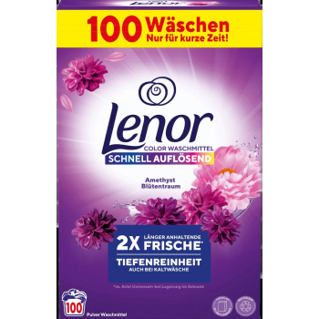 Lenor Color Amethyst Blütentraum Proszek do Prania 100 prań