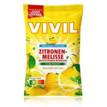 Vivil Zitronenmelisse Cukierki bez Cukru 120 g